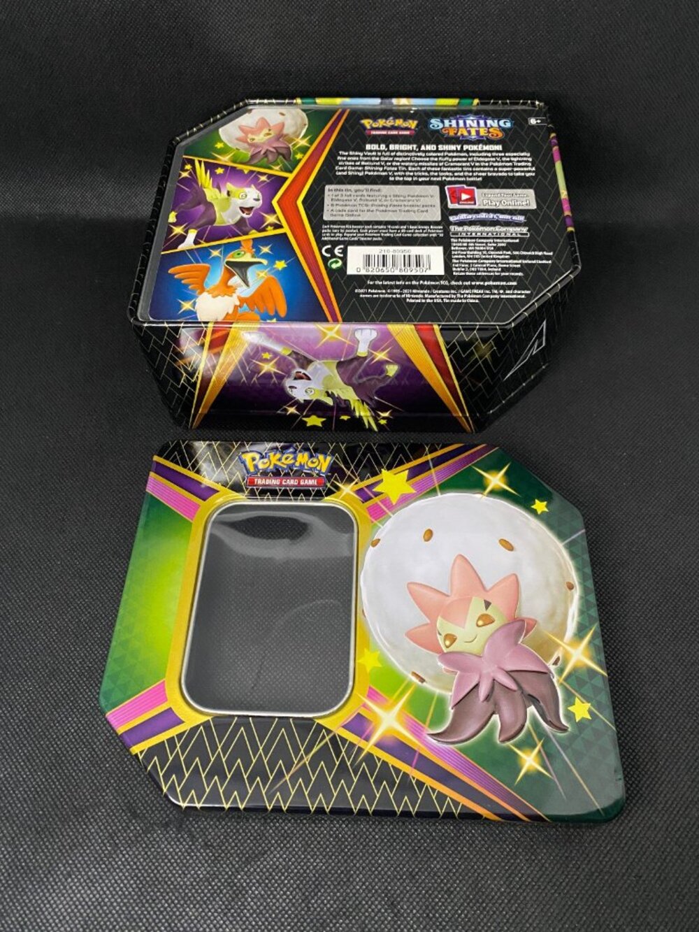 Empty Eldegoss V  Pokemon TCG Shining Fates Mega Tin Storage Container